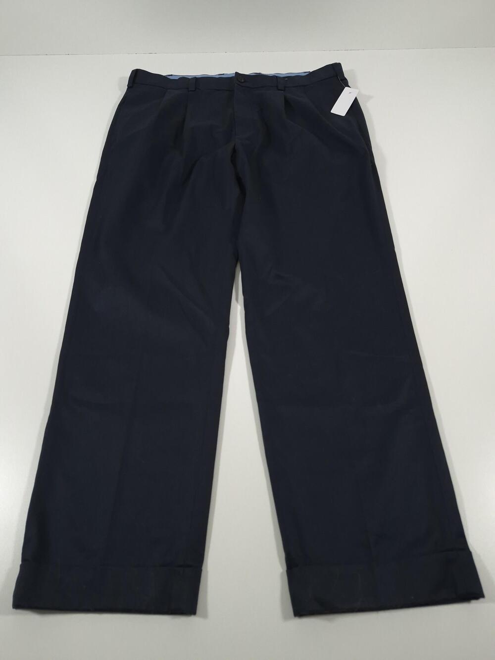 Brooks Brothers Pants Mens 38x30 Blue Clark Fit Advantage Chino Wrinkle Free NWT